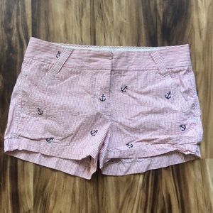 Women’s J.Crew Size 2 CityFit Stripped Shorts